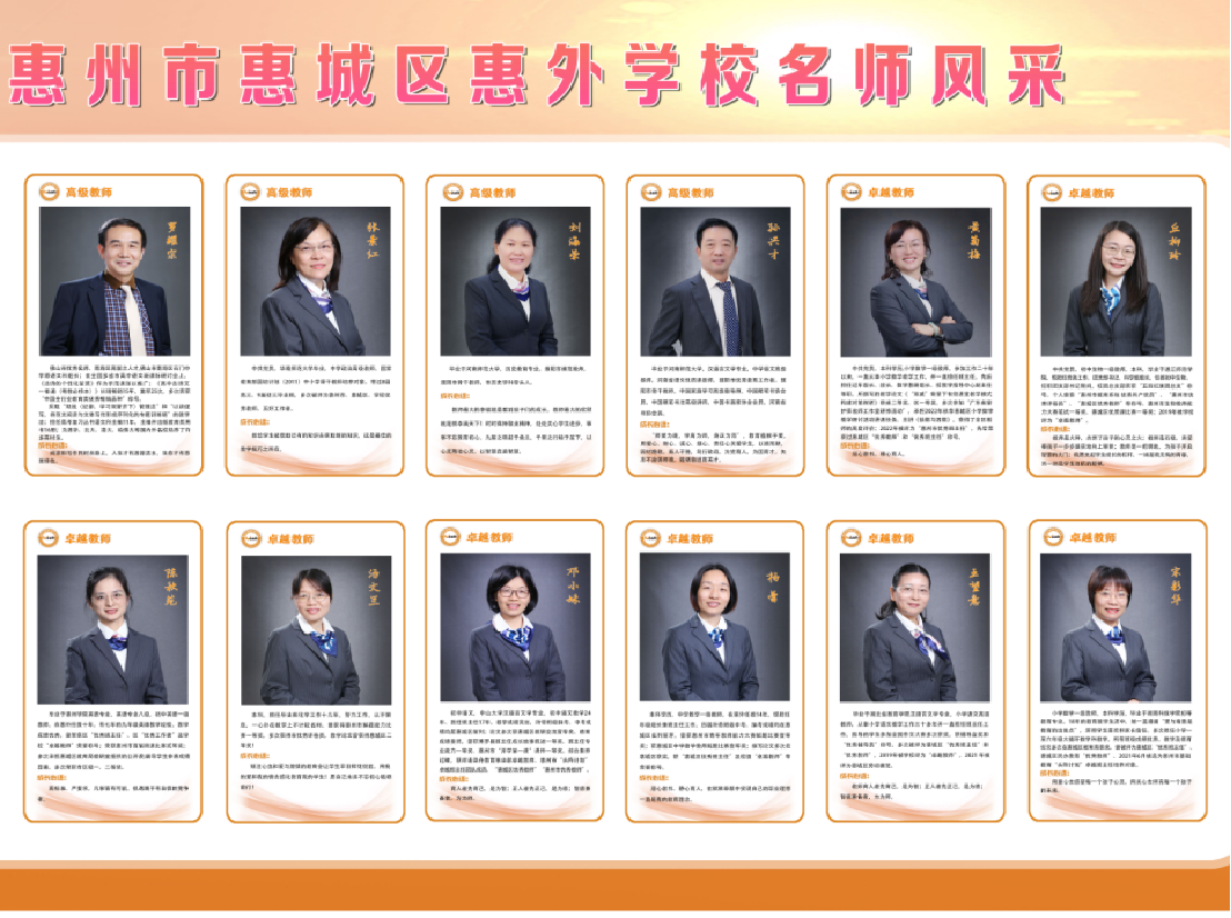 惠外学校教师团队